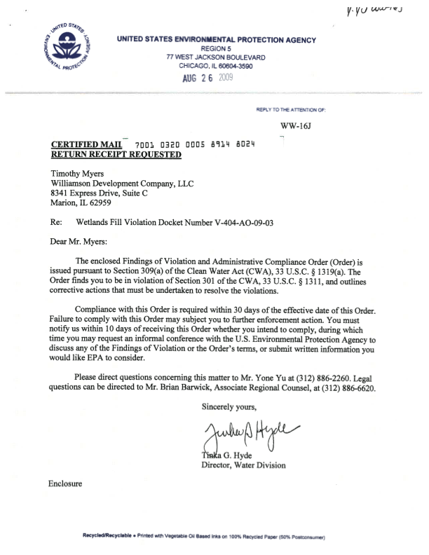 EPA Administrative Order-1
