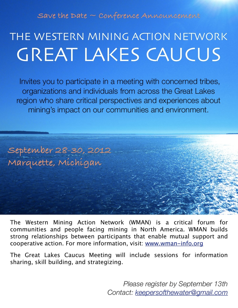 Invitation WMAN Great Lakes Meeting